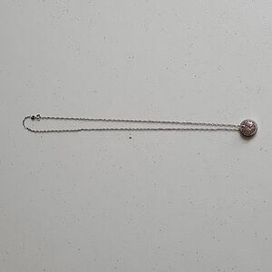 Crystal Silver Pendant Necklace